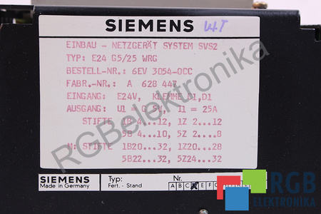 6EV3054-0CC SIEMENS SINUMERIK 3