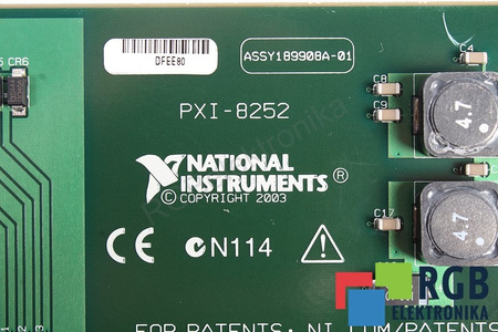 NIPXI-8252 NATIONAL INSTRUMENTS POUR PIÈCES