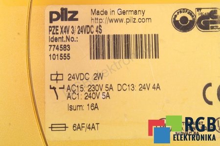 PZEX4V PILZ 774583 RELAIS DE SÉCURITÉ