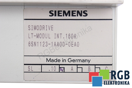 6SN1123-1AA00-0EA0 SIEMENS PLAQUE ARRIERE