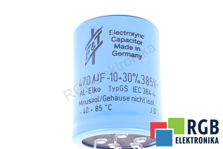 CONDENSATEUR 470UF 385VDC F&T