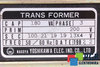 BKO-C1737-02 YOSHIKAWA 200V, 100/21/19/19/13X4V 180VA TRANSFORMATEUR