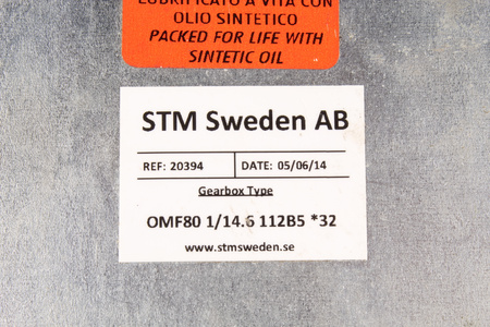 OMF80 STM 1/14.6 14.6I RÉDUCTEUR
