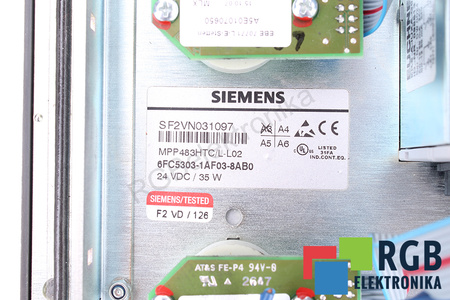 6FC5303-1AF03-8AB0 SIEMENS SINUMERIK PUSH BUTTON PANEL MPP483