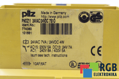 PNOZ11 PILZ 774080 RELAIS DE SÉCURITÉ