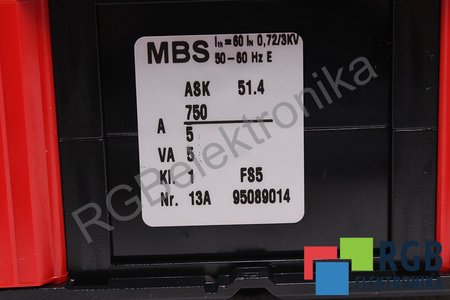 ASK51.4 MBS 750A 5A 5VA TRANSFORMATEUR DE COURANT