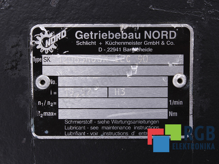 SK.12063ADSHIEC90 NORD I=15.57 RÉDUCTEUR