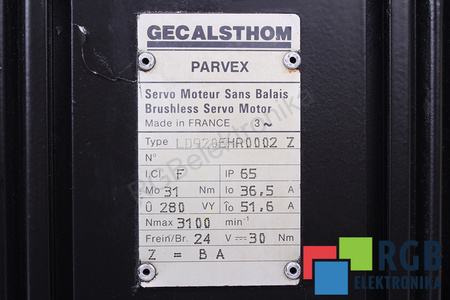 LD920EHR0002Z Z=BA PARVEX