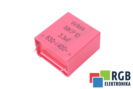 CONDENSATEUR MKP1J043307H00JSSD WIMA MKP10, 3.3UF, 630/400V