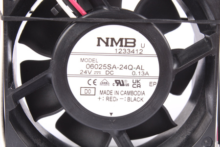 06025SA-24Q-AL-D0 NMB TECHNOLOGIES 60X60X25MM 24VDC 0.13A VENTILATEUR