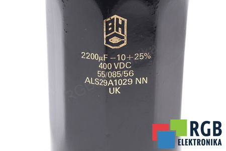 CONDENSATEUR ALS29A1029NN AEROVOX 2200UF, 400VDC