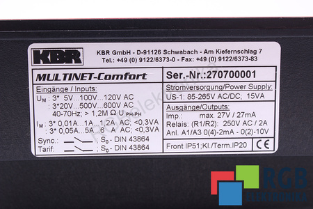 MULTINET COMFORT KBR