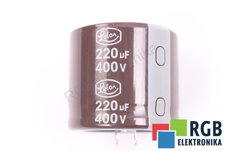 CONDENSATEUR 220UF 400V LELON H745