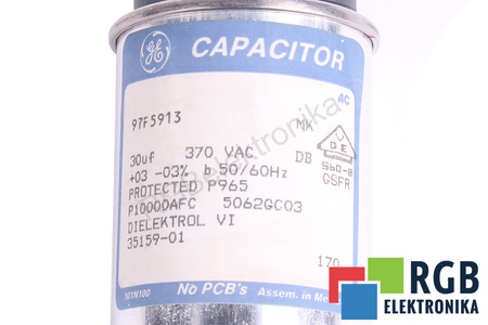 CONDENSATEUR 97F5913 GENERAL ELECTRIC 30UF, 370V