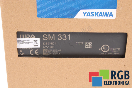 331-7KB01 YASKAWA VIPA SM331 ÉQUIVALENT POUR 6ES7331-7KB02-0AB0 CARTE D’EXTENSION E/S