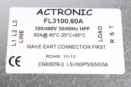 FL3100.60A ACTRONIC FILTRE