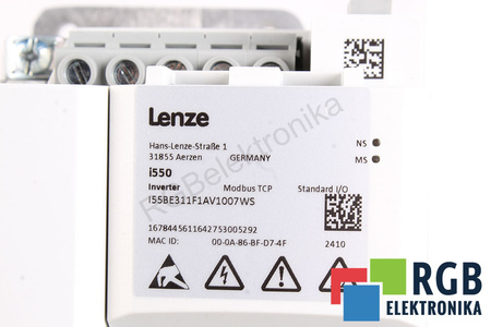 I55BE311F1AV1007WS LENZE 16784456 I550-C11/400-3 MODBUS TCP