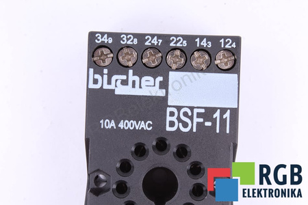 BSF-11 BIRCHER AG 400VAC 10A SOCLE ENFICHABLE POUR RELAIS
