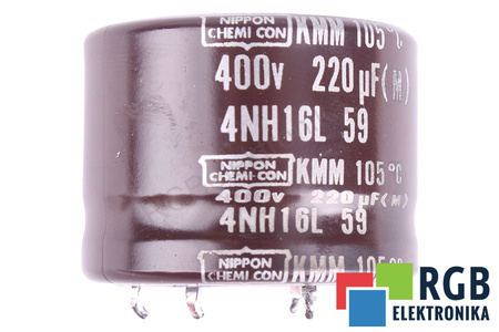 CONDENSATEUR 4NH16L NIPPON 220UF, 400V