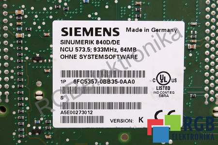 6FC5357-0BB35-0AA0 SIEMENS SINUMERIK 840D/840DE NCU 573.5
