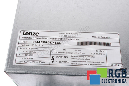 E94AZMR0474SDB LENZE