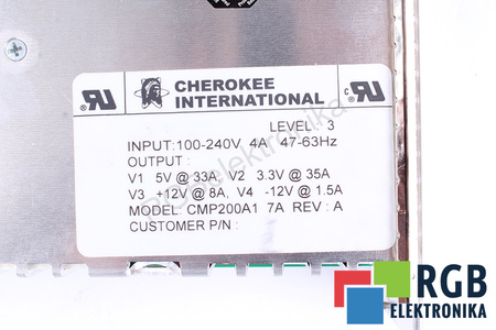 CMP200A1 CHEROKEE INTERNATIONAL