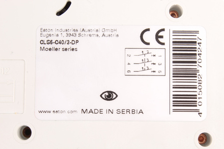 CLS6-C40/3-DP EATON 270424 DISJONCTEUR A MAXIMUM DE COURANT