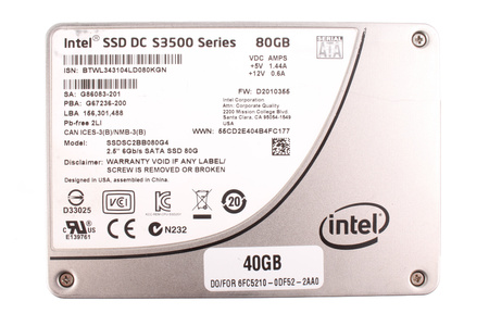 SSDSC2BB080G4 INTEL POUR 6FC5210-0DF52-2AA0 40GB 2.5" 6GB/S SATA SSD