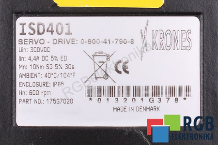 ISD401 KRONES PALIER AVANT