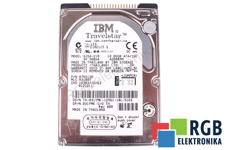 DJSA-210 IBM TRAVELSTAR 10GB, ATA, 2.5", HDD