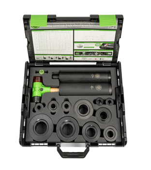 JEU D’OUTILS MÉTALLIQUES POUR LE MONTAGE DE ROULEMENTS, DIAMETRE INTÉRIEUR 5-10 MM, DIAMETRE EXTÉRIEUR 26-110 MM 71 KUKKO