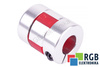 YH10-25-8-12-30 D=25MM D1/D=8/12MM L=30MM ALUMINIUM ACCOUPLEMENT ÉLASTIQUE A MÂCHOIRES
