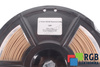 1,75MM WOOD FILAMENT 0.5KG LIGHT FLASHFORGE DIMENSION EXTÉRIEURE DE LA BOBINE 180MM, DIMENSION INTÉRIEURE DE LA BOBINE 50MM, LARGEUR DE LA BOBINE 45MM