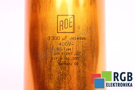 CONDENSATEUR 3300UF 400VDC ROE
