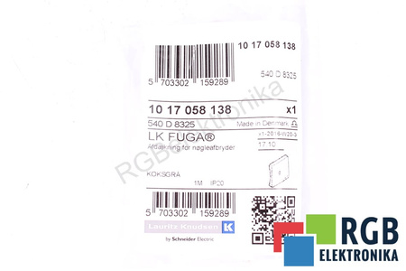 540D8325 SCHNEIDER ELECTRIC IP20 TOUCHE POUR BOUTON