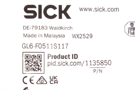 GL6-F0511S117 SICK 1135850 CAPTEUR PHOTOÉLECTRIQUE
