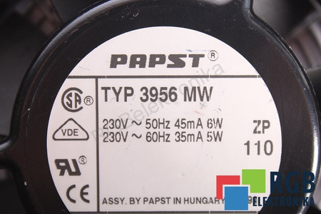 3956MW PAPST 90X90MM VENTILATEUR