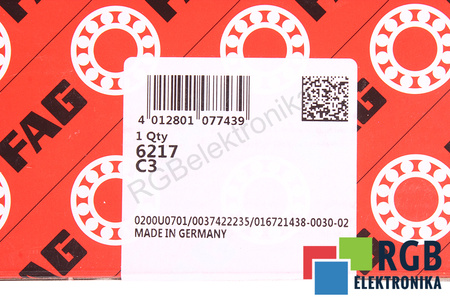 6217-C3 FAG 85MM, 150MM, 28MM, 87KN, 64KN