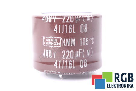 CONDENSATEUR 41J16L08 NIPPON 220UF, 400VDC