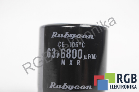 CONDENSATEUR MXR RUBYCON 6800UF, 63VDC