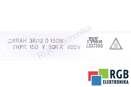 38/12 KRAH 50 OHM 800V 150W RÉSISTANCE DE FREINAGE