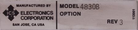 4830B REV.3 ICS ELEKTRONICS CORPORATION