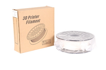 1,75MM ELASTIC FILAMENT 0.5KG WHITE FLASHFORGE DIMENSION EXTÉRIEURE DE LA BOBINE 180MM, DIMENSION INTÉRIEURE DE LA BOBINE 50MM, LARGEUR DE LA BOBINE 45MM