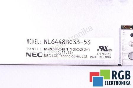 NL6448BC33-53 NEC 10.4" MATRICE LCD