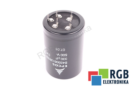 CONDENSATEUR B43306-U6337-M2 EPCOS 25/070/56 330UF, 500VDC