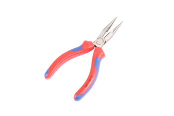 PINCES COUPANTES DE CÔTÉ A BECS DEMI-RONDS, PINCES RADIO 25 02 140 KNIPEX 25 02 140 8MM, 2.5MM, 2MM, 42MM, 15MM 140X48X17MM