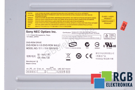 DDU1615 SONY POUR PIÈCES