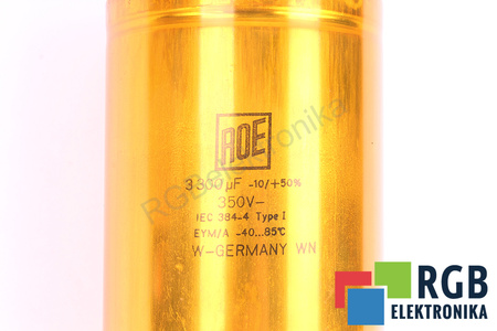 CONDENSATEUR 3300UF 350VDC ROE