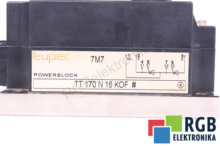 TT170N16KOF EUPEC POWERBLOCK 350A, 1600V