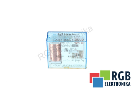40.61.9.021.0000 FINDER 21VDC 250V, 16A RELAIS